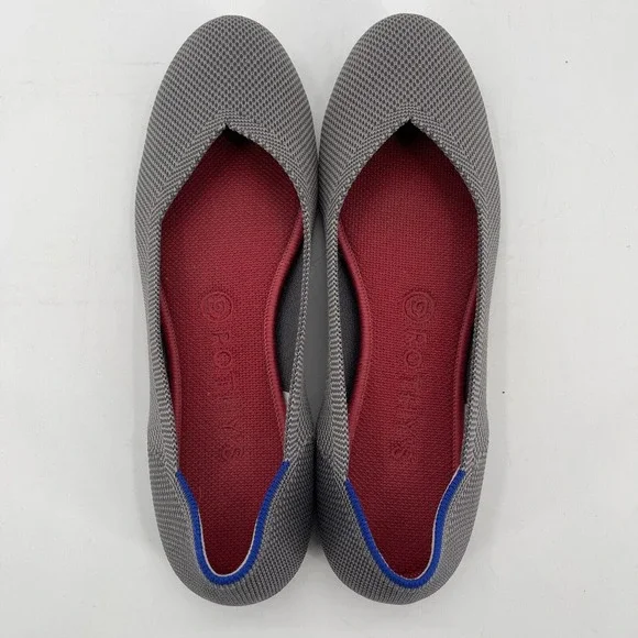 Rothy's The Flat Womens 9.5 Gray - Picture 4 of 11